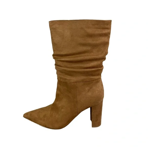 NINE WEST UNNI2 Slouch Block Heel Boots - Picture 2 of 11